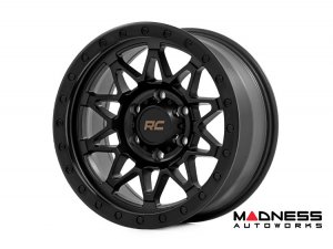 Custom Wheel 78 Series - Simulated Beadlock - Gloss Black | 17x8.5 | 5x4.5 | +0mm - Rough Country